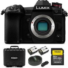 Panasonic Digital Cameras Panasonic Lumix G9 Mirrorless Micro Digital Camera Body and Accessory Kit