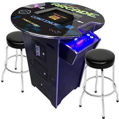 Game Consoles Creative Arcades 60 Game Commercial Cocktail Pub Arcade Machine includes 2 Free Stools