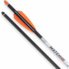 Black Plastic Roofing Black, Orange Wicked Match 400 Alpha-Nock Carbon Arrow