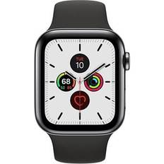 Apple Watch Series 5 Smartwatches Apple Watch Series 5 Cellular 44mm Stainless Steel Case with Sport Band