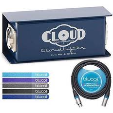 Cloudlifter blucoil Cloud Microphones CL-1 Cloudlifter 1-Channel Mic Activator Feedback Reducer Bundle with 10-FT Balanced XLR Cable, and 5-Pack of Cable Ties