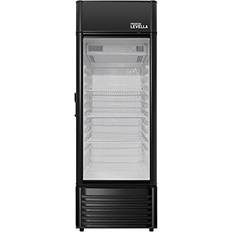 Mini fridge with glass door Premium Levella PRF657DX Single Door Merchandiser Refrigerator-Upright Beverage Black