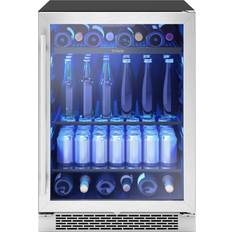 Beverage fridge undercounter 24 Freestanding/Built In Undercounter Beverage Center Transparent, Gray