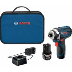 Bosch Screwdrivers Bosch PS41-2A 12V Max 1/4-Inch Hex Impact Driver Kit with 2 Batteries, Charger and Case,Blue