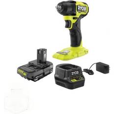 Ryobi drill kit Drills & Screwdrivers Ryobi ONE HP 18V Brushless Cordless Compact 3/8 in. Impact Wrench Kit with 1.5 Ah Battery and 18V Charger