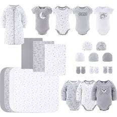 The Peanutshell Baby Nests & Blankets The Peanutshell Celestial Bears Layette Gift Set, Pack of 23 Gray/Beige 0-3 months