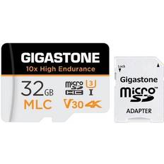 Memory Cards & USB Flash Drives Gigastone [10x High Endurance] Industrial 32GB MLC Micro SD Card, 4K Video Recording, Security Cam, Dash Cam, Surveillance Compatible 95MB/s, U3
