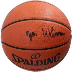Zion Williamson New Orleans Pelicans Autographed Spalding Indoor/Outdoor Basketball Black Ink