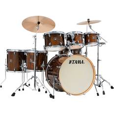 Tama Drum Kits Tama Superstar Classic Exotix 7-Piece Shell Pack With 22 In. Bass Drum Gloss Java Lacebark Pine