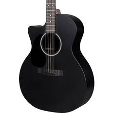 Martin Black Acoustic Guitars Martin X Series Style Special Gpc Black Hpl Left-Handed Acoustic-Electric Guitar Black
