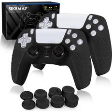 Controller Grips [2 Pack] PS5 Controller Skin Anti-Slip Thicken Silicone Protective Cover Case Perfectly Compatible with