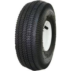 Hi-Run Tires Hi-Run Sawtooth 4.10/3.50-6 4PR SU06 Lawn and Garden/Wheelbarrow Tire Tire and Wheel Assembly