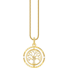 Damen Halsketten Thomas Sabo Tree of Love Necklace - Gold/Transparent