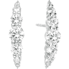 Sif Jakobs Belluno Earrings - Silver/Transparent