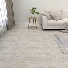vidaXL Self-adhesive Flooring Planks 20 pcs PVC 1.86 mÂ² Beige Beige