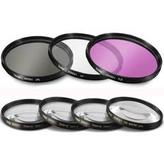 Camera Lens Filters big mike's 55mm 7pc filter set for sony alpha a7, alpha a7 ii, alpha a7 iii digital camera with 2870mm lens includes 3 pc filter kit uvcplfld and