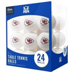 Table Tennis Balls Victory Tailgate Kansas City Chiefs Logo Tennis Balls 24-pack