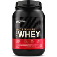 Proteinpulver på salg Optimum Nutrition 100% Whey Gold Delicious Strawberry 900g