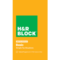 H&R Block Office Software H&R Block Basic 2022 Tax Software