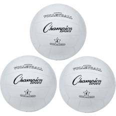 Champion Sports Rubber Volleyball Set of 3