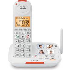 Landline Phones Vtech SN5127 Amplified Cordless Answering System with Big Buttons & Display