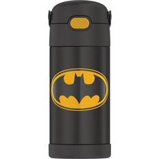 Thermos 12oz FUNtainer Water Bottle with Bail Handle Black Batman