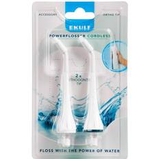 Tannspylerhoder Ekulf PowerFlosser Cordless Orthodontic Tip 2-pack