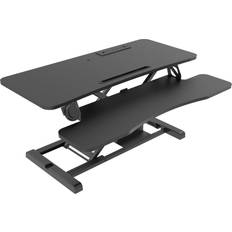 Laptop Stands Rocelco 37.4 Electric Standing Desk Converter USB Charger Black