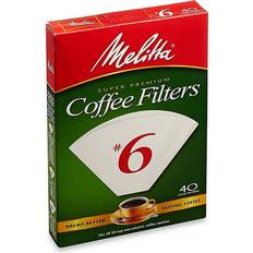 Melitta Coffee Filters Melitta 40-Count Number 6 Super Premium Coffee