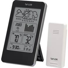 Thermometers, Hygrometers & Barometers Taylor 1733 Indoor/Outdoor Thermometer with Barometer Timer