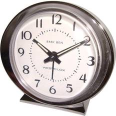 Gold Alarm Clocks Westclox Baby Ben Silver Alarm Clock Analog Battery Operated