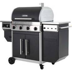 Smokers Lifetime 4-Burner Gas Grill and Pellet Smoker