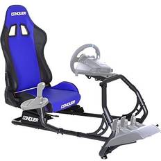 Racing Seats Racing Simulator Cockpit Driving Seat Reclinable with Gear Shifter Mount