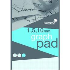 Silvine Graph Pad 1/5/10mm 50