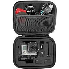 Transport Cases & Carrying Bags TEKCAM Carrying Case Protective Bag with Water Resistant EVA Compatible with Gopro Hero 7 6 5/DBPOWER/AKASO/APEMAN/Campark/SOOCOO/Crosstour 4k Waterproof Action Camera Travel Home Storage (Small)