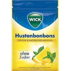 Bonbons & Pastillen Wick Hustenbonbons Zitrone & Natürliches Menthol 72 g.