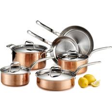 Lagostina Cookware Lagostina Martellata Cookware Set with lid 10 Parts