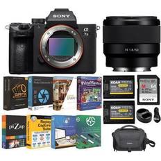 Digital Cameras Sony Alpha a7 III Mirrorless Digital Camera with 50mm Lens and Accessory Bundle