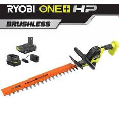 Ryobi Hedge Trimmers Ryobi ONE HP 18V Brushless 22 in. Cordless Battery Hedge Trimmer with 2.0 Ah Battery and Charger