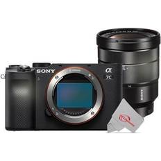 Digital Cameras Sony Alpha a7C 24.2MP Full-Frame Mirrorless Digital Camera with T* FE 16-35mm f/4 ZA OSS Lens