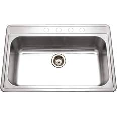 Stainless Steel Kitchen Sinks Houzer PGS-3122-4-1