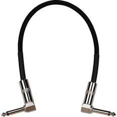 Adapters Musician's Gear Right To Right Pedal Coupler Cable 1 Ft. Black Tweed