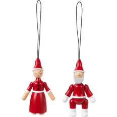 Tre Juletrepynt Kay Bojesen Santa Claus And Santa Claus Juletrepynt 10cm 2st