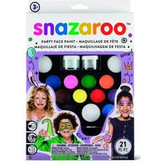 Flerfarget Sminke Snazaroo Face Painting Set with 20 Colors & Idea Booklet