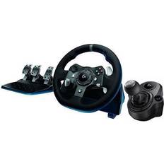 Logitech driving force g920 Game Controllers Logitech G920 Dual-motor Feedback Driving Force Racing Wheel Responsive Pedals for Xbox One Logitech G Driving Force Shifter Compatible with