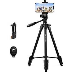 Phone Tripod, 67 inch Aluminum iPhone Tripod Stand with Remote