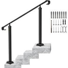 Enclosures Vevor Wrought Iron Handrail Stair Railing Fit 3