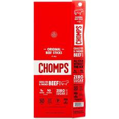 CHOMPS Grass-Fed Beef Sticks, Original 10 sticks