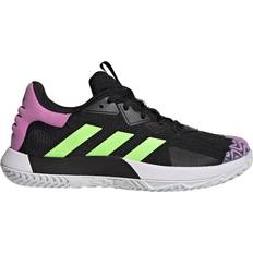Adidas Schlägersportschuhe adidas SoleMatch Control M - Core Black/Signal Green/Pulse Lilac