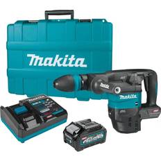 Makita Hammer Drills Makita 40V max XGT 19-1/2 in. Brushless Cordless 15 lbs. AVT Demolition Hammer Kit, AWS Capable (4.0 Ah)